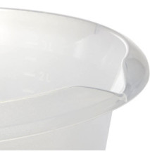 Bassine björk PP ronde D 28cm 3,5 litres transparent naturel