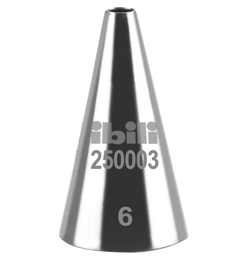 Douille de pâtisserie forme ronde lisse 3 mm