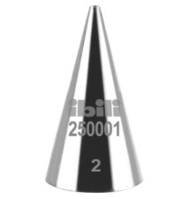 Douille de Pâtisserie Inox Forme Ronde Lisse 1 mm