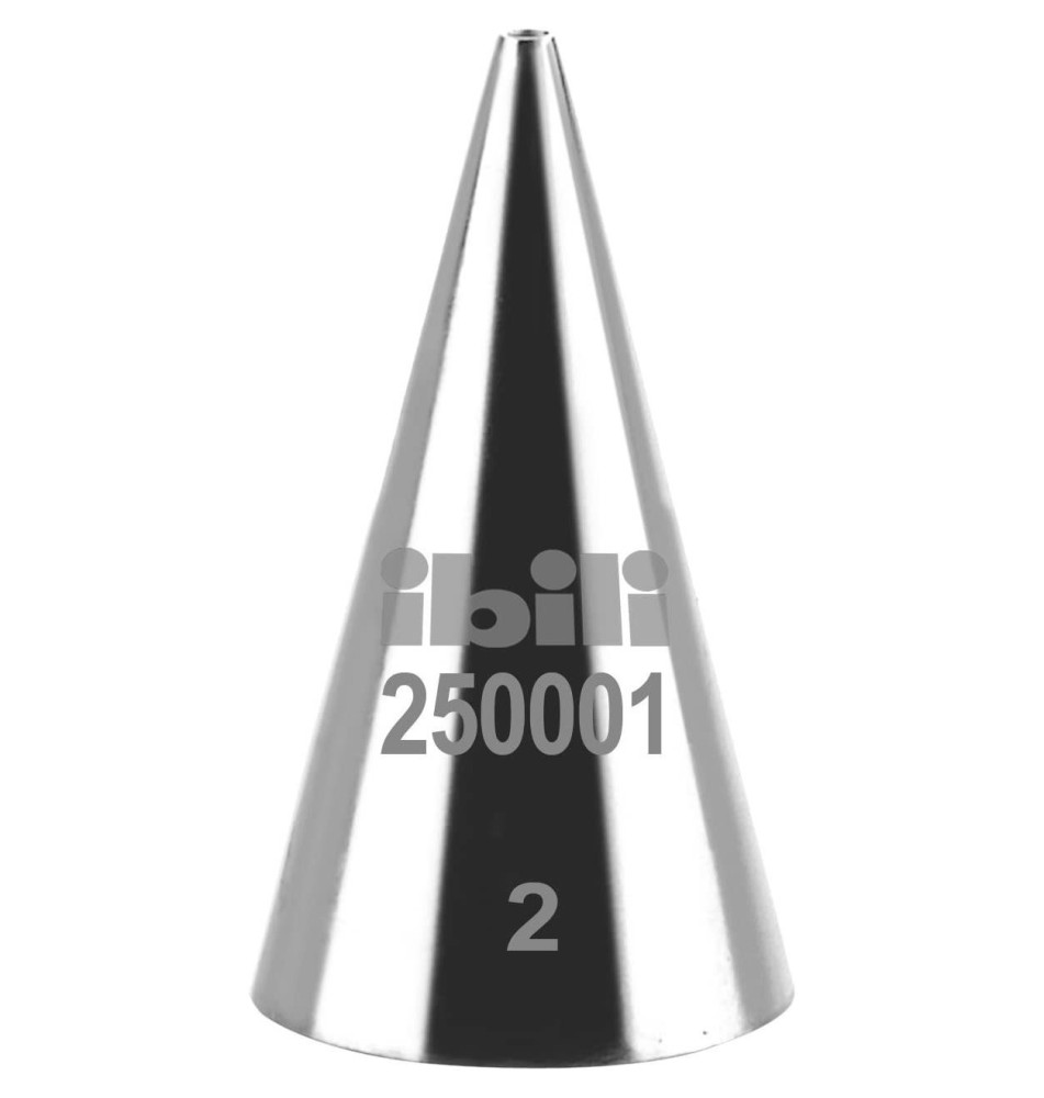 Douille de Pâtisserie Inox Forme Ronde Lisse 1 mm