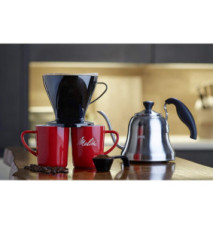 Porte-Filtre, Pour Filtre à Café 1x4, Compatible avec 1 Verseuse ou 2 Tasses