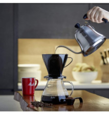 Porte-Filtre, Pour Filtre à Café 1x4, Compatible avec 1 Verseuse ou 2 Tasses