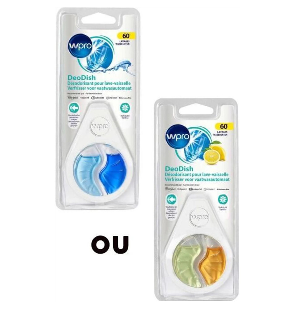 Deodisch - Désodorisant pour lave-vaisselle Marine ou Citron