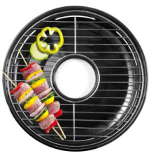 Barbecue grill sur Gaz Acier Emaille+Inox avec Poignée