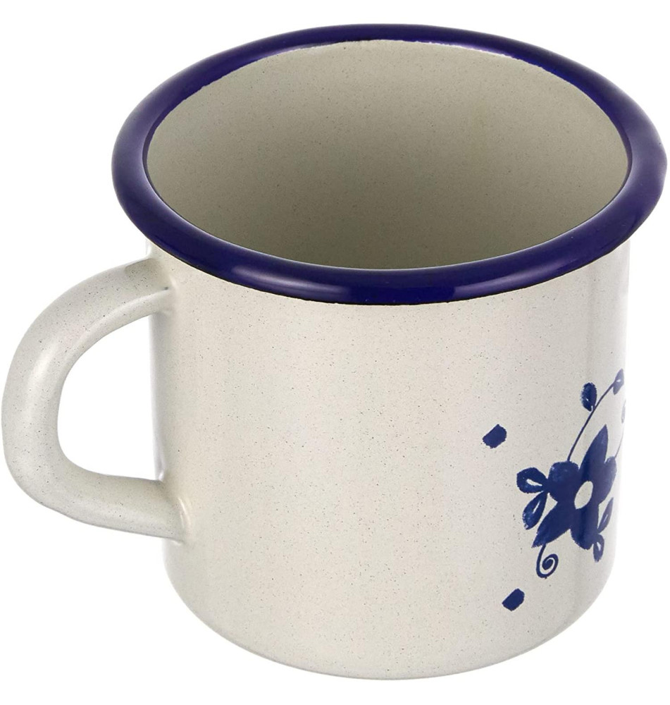 Gobelet SENA en Acier émaillé 8cm Bleu