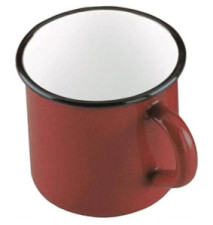 Tasse Acier D10cm Rouge
