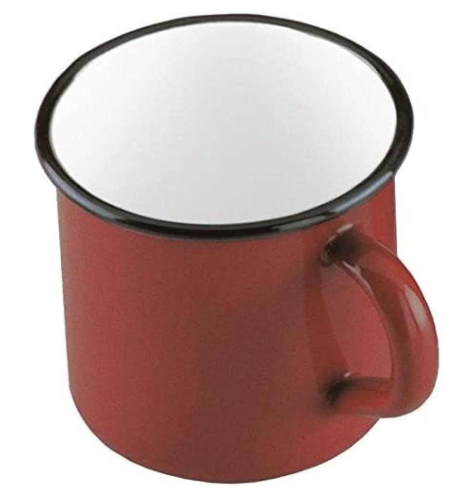 Tasse Acier D10cm Rouge