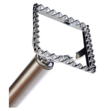 Coupe-Pâte Ravioli Carré Fonte Argent