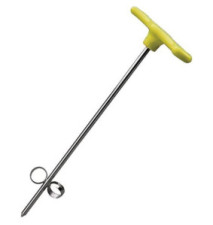 déco-spiral double plastique et inox. Longueur 16 cm
