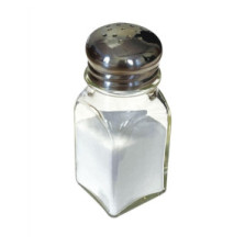 Poivrière/Salière Grand Modèle 10cm Inox Transparent