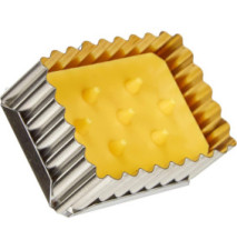 Coupe-Pâte Rectangulaire Petit Beurre 6x4,5cm Acier