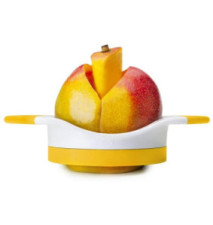 Dénoyauteur à Mangue Inox/Plastique Jaune