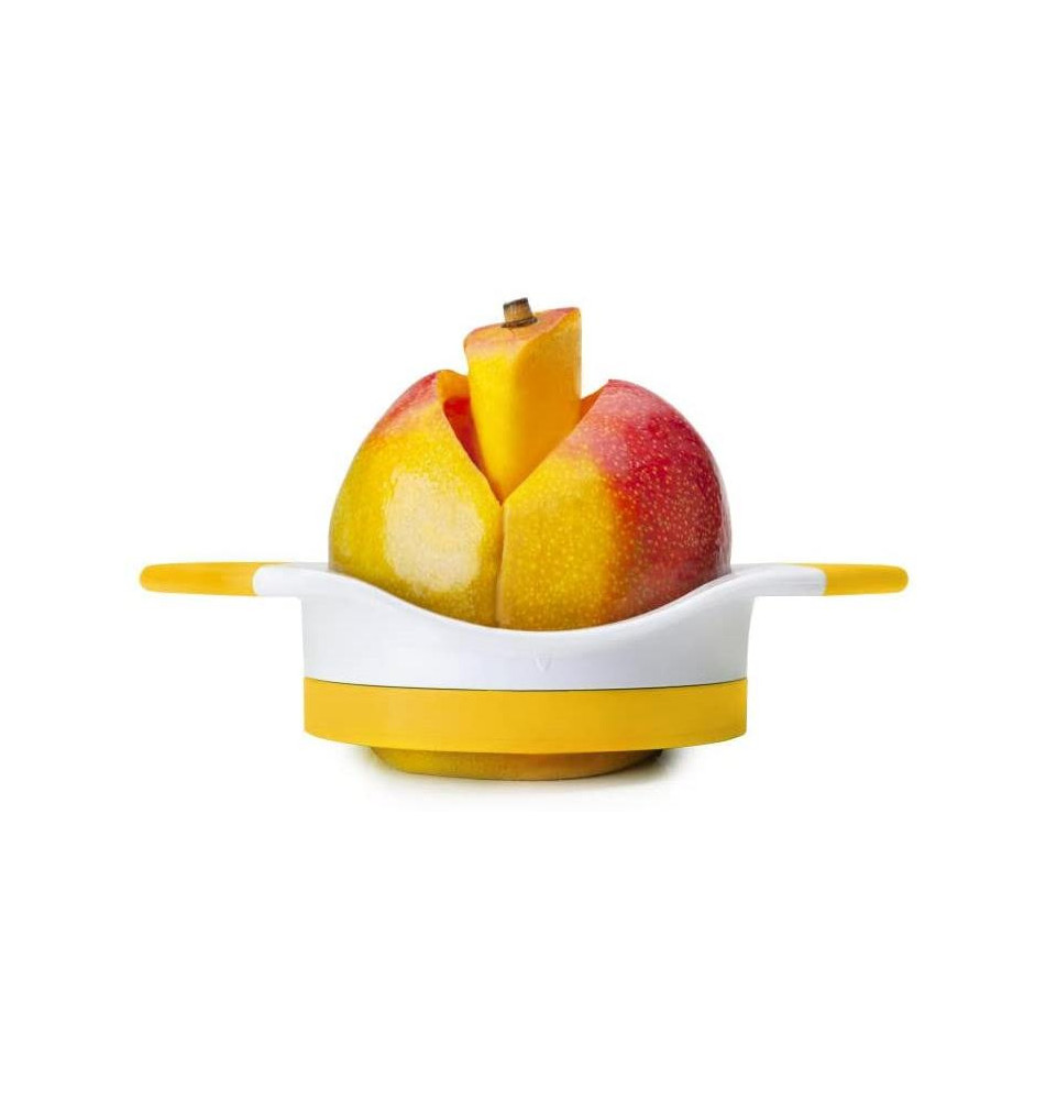 Dénoyauteur à Mangue Inox/Plastique Jaune