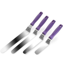 Spatule Coudée Inox 18/10 et Plastique 25 cm