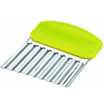 Coupe-légumes ondulé métal et plastique