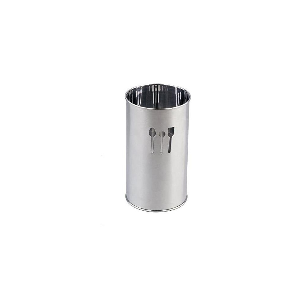 Porte-Ustensiles de Cuisine inox H 18 cm diam 10 cm