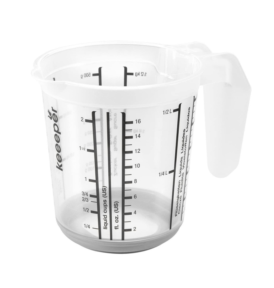 Broc gradué massimo, 0,5 litre blanc/nordic-grey