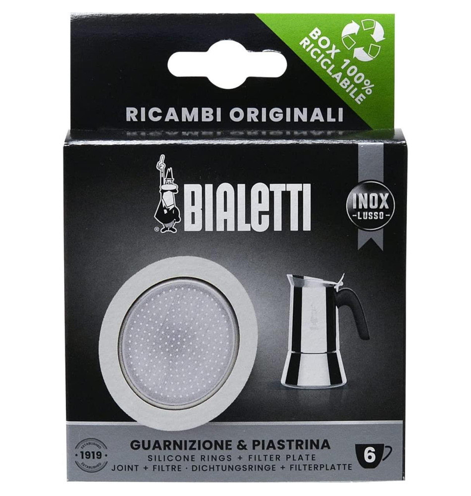 Kit 1 Joint Silicone et 1 filtre venus 6 tasses Inox