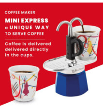 Cafetière MINI EXPRESS kit Kandinsky 2 Tasses