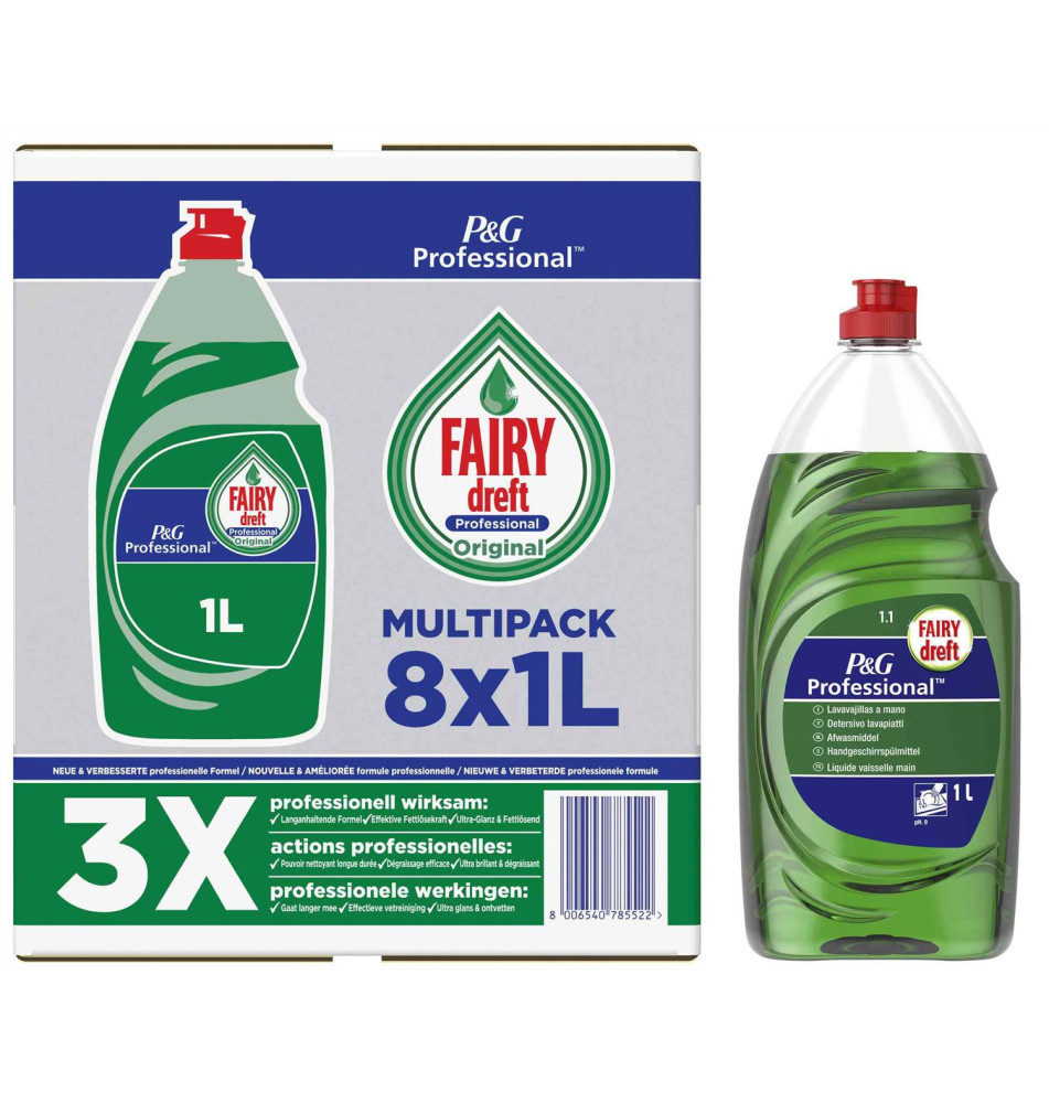 P&G Professional FAIRY dreft Liquide vaiselle Multipack, 1 L