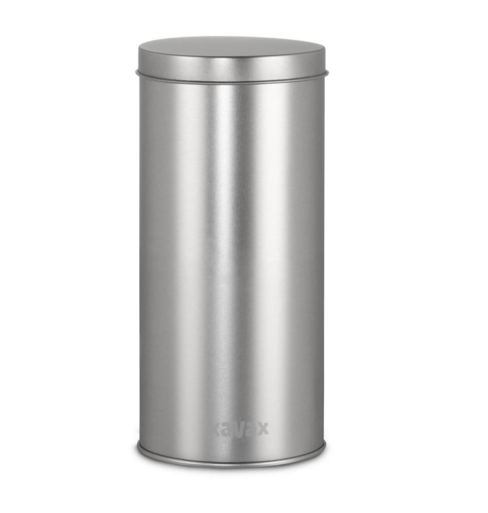 Boîte pour 20 Dosettes Café Type Senseo et similaire Métal Argenté