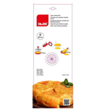 Couvercle retourne omelette / tortillas diam 30 cm inox