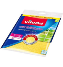 Actifibre Chiffon 36x32cm pour Vitres Jaune