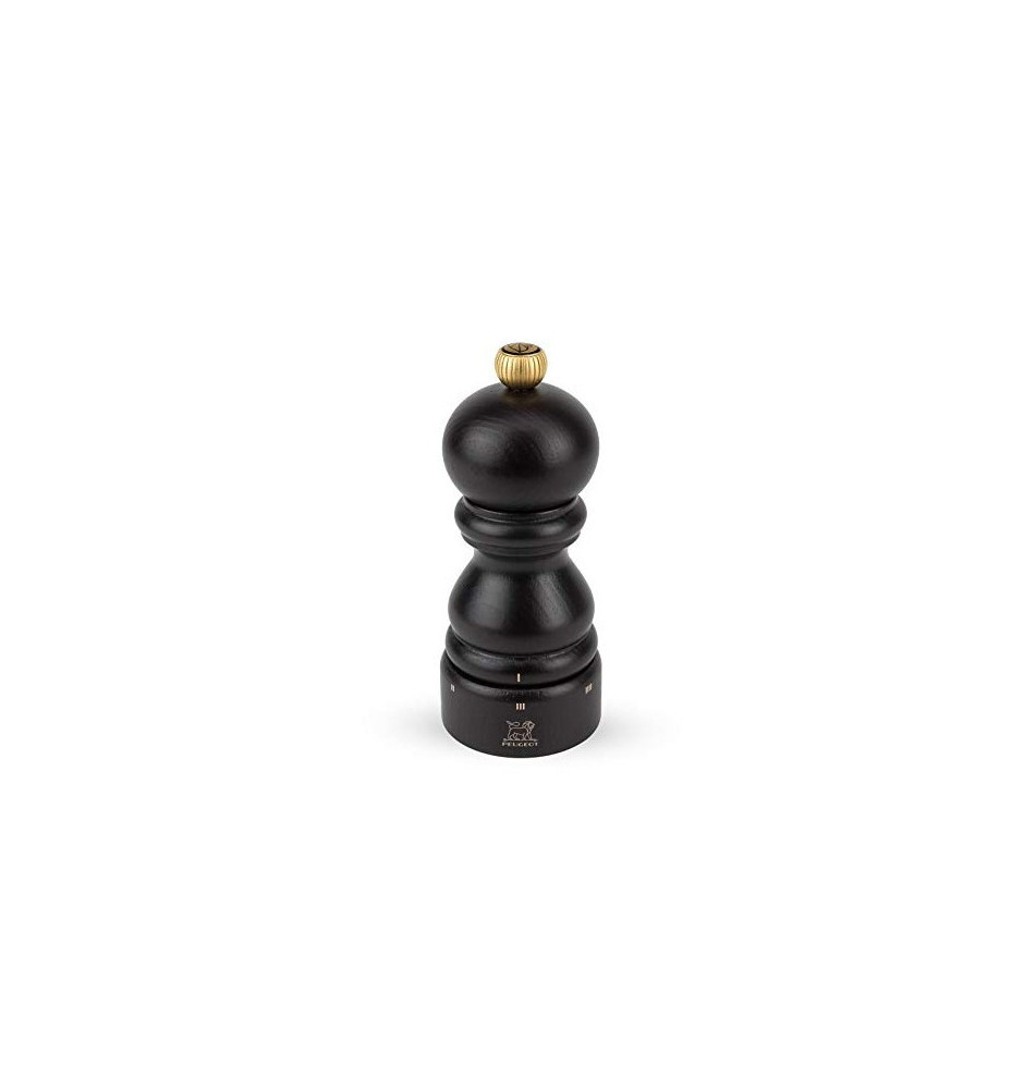 Moulin à poivre PARIS hêtre, chocolat, 12cm