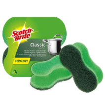 Lot de 2 Eponges Classic Comfort Longue durée Vert