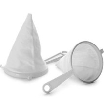 Passoire flanelle 10 cm blanc