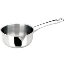 Casserole Bombée avec bec verseur Prisma 18 cm en Inox 18%