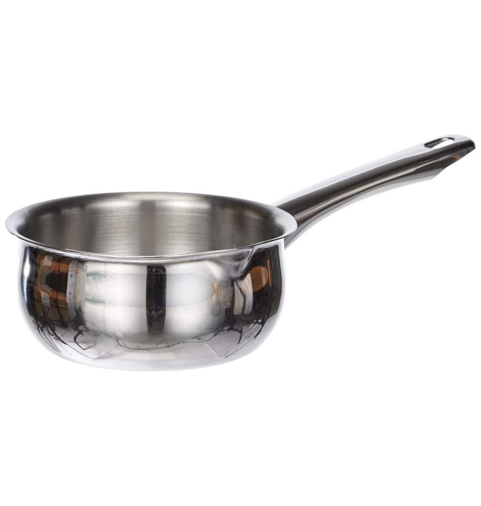 Casserole Bombée avec bec verseur Prisma 14 cm en Inox 18%