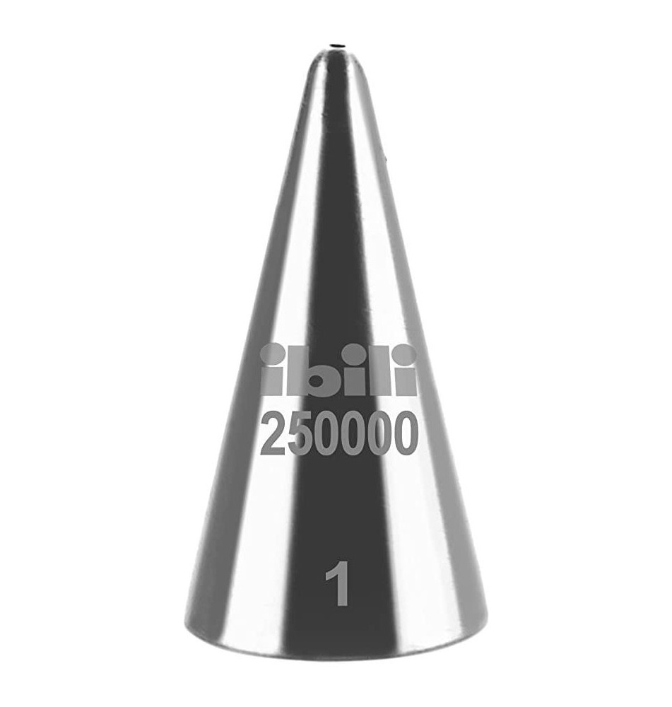 Douille de Pâtisserie Inox Forme Ronde Lisse 0,5 mm