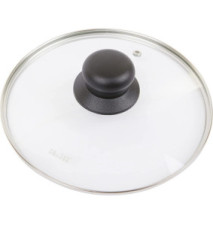 Couvercle en verre avec trou vapeur diam 20 cm
