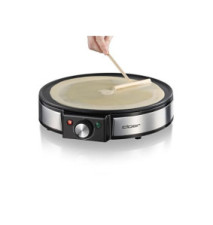Crêpière  6630 Noir 2200 Watt 30cm Revêtement antiadhésif Compatible lave-vaisselle