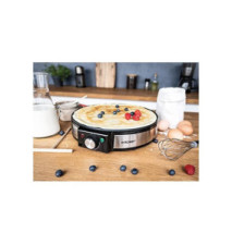 Crêpière  6630 Noir 2200 Watt 30cm Revêtement antiadhésif Compatible lave-vaisselle