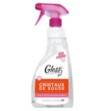 Pistolet 750 ml Gel cristaux de soude dilué