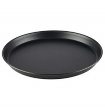 Plaque à pizza, diamètre: 280 mm, noir