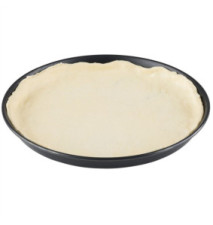 Plaque à pizza, diamètre: 280 mm, noir
