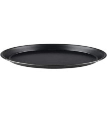 Plaque à pizza, diamètre: 360 mm, noir