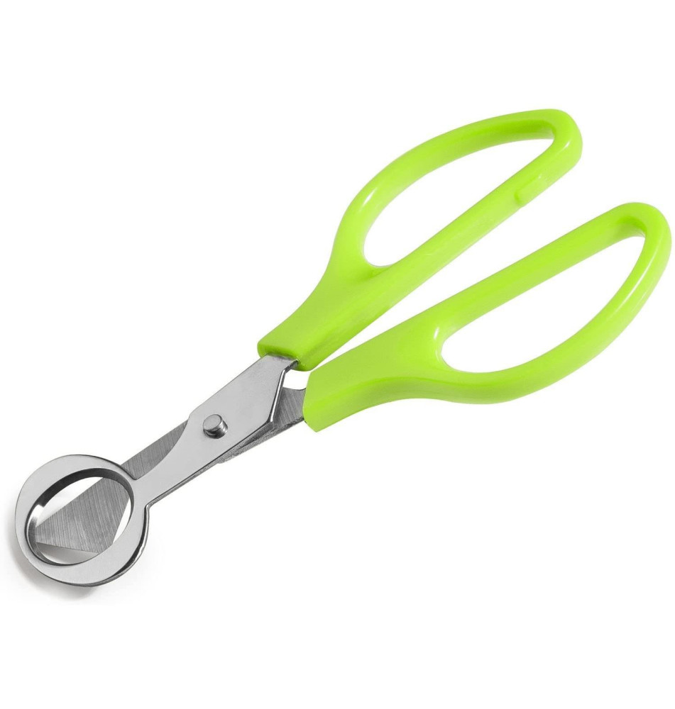 Ciseaux pour Œufs de Caille INOX Vert