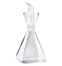Huilier Pyramidal en Verre Transparent 250ml