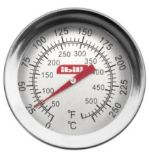 Thermomètre à sonde pour aliments, Verre, Gris
