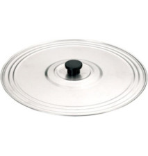 Couvercle Inox Usage Multiple 30-32-34-36 cm Diam 37 cm