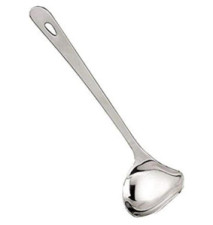Cuillère à Sauces Inox Argent, 8.0 x 6.5 x 27.5 cm