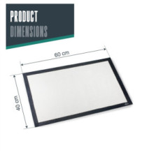 Tapis Silicone Microperforé 60x40 cm sans BPA - Four Congélateur