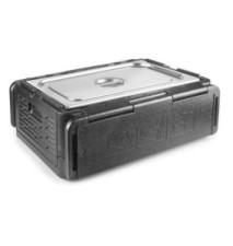 Boîte de Transport Isolante en PPE pour GN 1/1 38.5L Noir
