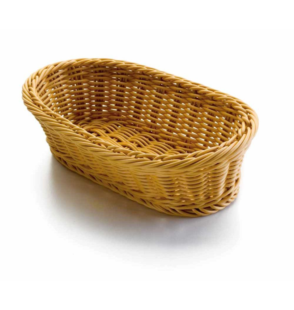 Corbeille A Pain Ovale 24X17X8, Brun