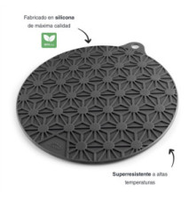 Dessous de Plat magnétique avec 4 aimants intégrés, sans BPA, 20 cm