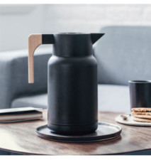 Pichet Isotherme WOOD Noir 1L